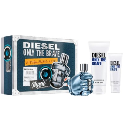 Diesel only the Brave edt 125 ml + SG 100 ml + SG 50 ml